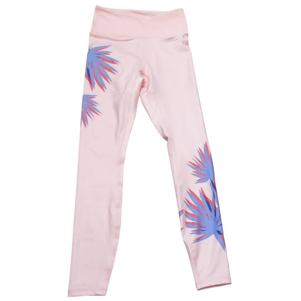 WILDFOX *NWT* Crystal Rose Leggings XS High Waist Pink Athleisure Gym Casual